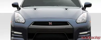 2009-2016 Nissan GT-R R35 Duraflex OEM Facelift Look Conversion Front Grille - 1 Piece - 112113