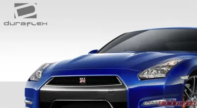 2009-2016 Nissan GT-R R35 Duraflex OEM Facelift Look Conversion Front Grille - 1 Piece - 112113