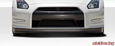 2009-2016 Nissan GT-R R35 Duraflex OEM Facelift Look Conversion Front Lip Under Air Dam Spoiler- 2 Piece - 112114