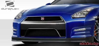 2009-2016 Nissan GT-R R35 Duraflex OEM Facelift Look Conversion Front Lip Under Air Dam Spoiler- 2 Piece - 112114