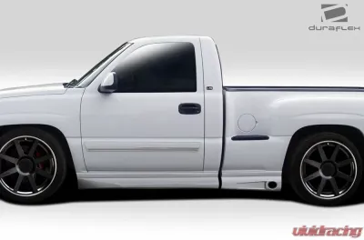 1999-2006 Chevrolet Silverado / 2000-2006 GMC Sierra Regular Cab Fleetside Stepside Duraflex BT-1 Side Skirt Rocker Panels - 4 Piece - 112125