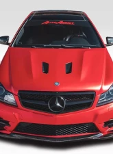 2012-2014 Mercedes C Class W204 Duraflex Black Series Look Hood - 1 Piece                                     - 112200 - Image 6