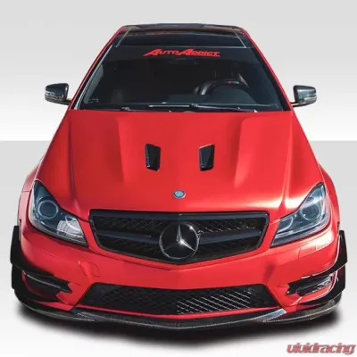 2012-2014 Mercedes C Class W204 Duraflex Black Series Look Hood - 1 Piece - 112200