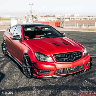 2012-2014 Mercedes C Class W204 Duraflex Black Series Look Hood - 1 Piece - 112200