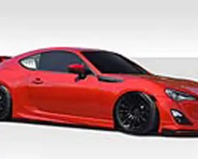 2013-2020 Scion FR-S Toyota 86 Subaru BRZ Duraflex Modellista Look Side Skirt Rocker Panels - 2 Piece