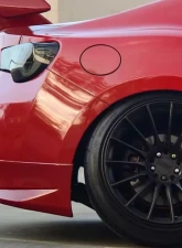 2013-2020 Scion FR-S Toyota 86 Subaru BRZ Duraflex Modellista Look Rear Add Ons Spat Extensions - 2 Piece                                     - 112205 - Image 2