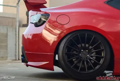 2013-2020 Scion FR-S Toyota 86 Subaru BRZ Duraflex Modellista Look Rear Add Ons Spat Extensions - 2 Piece - 112205