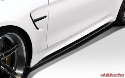 2014-2020 BMW M4 F82 / 4 Series F32 Duraflex M Performance Look Side Skirt Splitters - 2 Piece - 112216