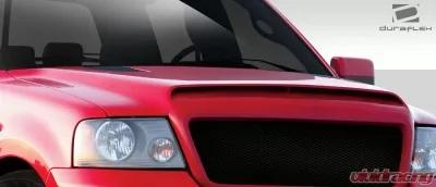 2004-2008 Ford F-150 / 2006-2008 Lincoln Mark LT Duraflex Super Snake Look Hood - 1 Piece - 112220