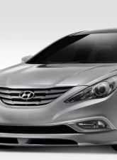 2011-2013 Hyundai Sonata Duraflex Racer Front Lip Under Air Dam Spoiler - 1 Piece                                     - 112241 - Image 2