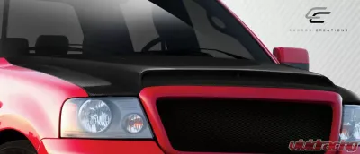 2004-2008 Ford F-150 Carbon Creations Super Snake Look Hood - 1 Piece - 112247