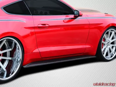 2015-2023 Ford Mustang Carbon Creations GT Concept Side Skirt Rocker Panels - 2 Piece - 112249