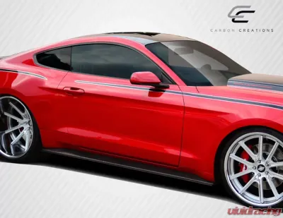 2015-2023 Ford Mustang Carbon Creations GT Concept Side Skirt Rocker Panels - 2 Piece - 112249