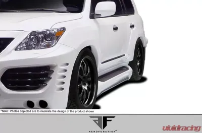 2008-2015 Lexus LX570 AF-1 Wide Body Side Skirt Rocker Panels ( GFK ) - 2 Piece (S) - 112291