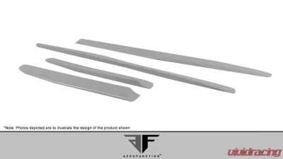 2008-2015 Lexus LX570 Urethane AF-1 Wide Body Door Caps ( PUR-RIM ) - 4 Piece (S) - 112296