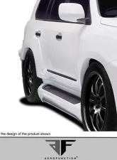 2008-2015 Lexus LX570 Urethane AF-1 Wide Body Door Caps ( PUR-RIM ) - 4 Piece (S)                                     - 112296 - Image 2