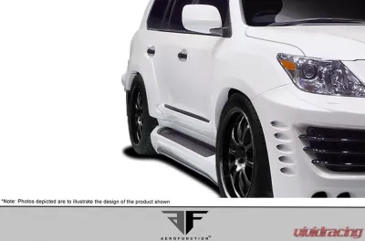 2008-2015 Lexus LX570 Urethane AF-1 Wide Body Door Caps ( PUR-RIM ) - 4 Piece (S) - 112296