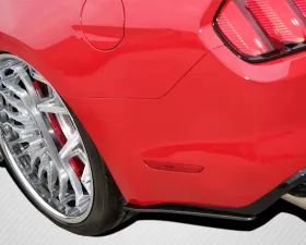 2015-2017 Ford Mustang Carbon Creations GT Concept Rear Add Ons Spat Extensions - 2 Piece (S)