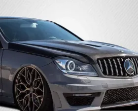 2008-2011 Mercedes C Class W204 Carbon Creations Black Series Look Hood - 1 Piece