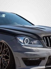 2008-2011 Mercedes C Class W204 Carbon Creations Black Series Look Hood - 1 Piece                                     - 112319 - Image 7