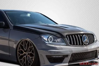 2008-2011 Mercedes C Class W204 Carbon Creations Black Series Look Hood - 1 Piece - 112319