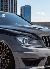 2008-2011 Mercedes C Class W204 Carbon Creations Black Series Look Hood - 1 Piece                                     - 112319 - Image 2