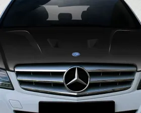 2012-2014 Mercedes C Class W204 Carbon Creations Black Series Look Hood - 1 Piece