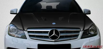 2012-2014 Mercedes C Class W204 Carbon Creations Black Series Look Hood - 1 Piece - 112323