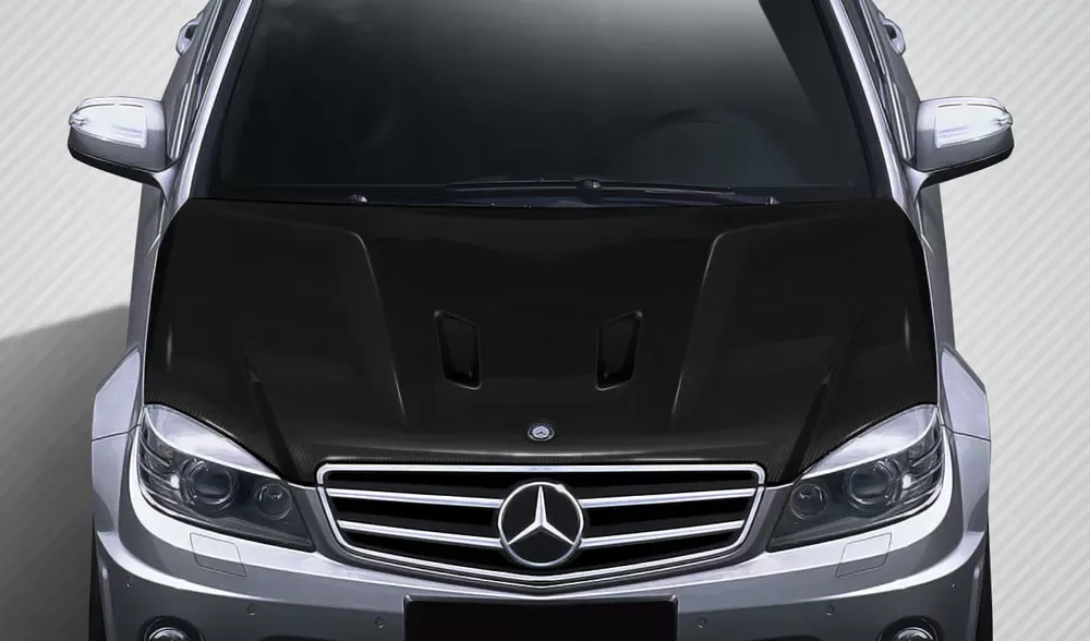 2008-2011 Mercedes C63 W204 Carbon Creations Black Series Look Hood - 1 Piece - 112324