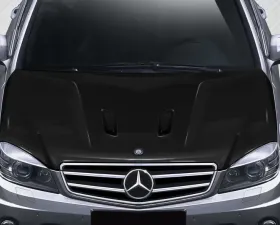 2008-2011 Mercedes C63 W204 Carbon Creations Black Series Look Hood - 1 Piece