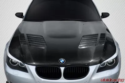 2004-2010 BMW 5 Series E60 4DR Carbon Creations GTR Look Hood - 1 Piece - 112332