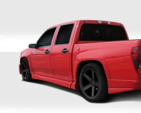 2004-2009 Chevrolet Colorado / GMC Canyon Crew Cab Duraflex BT-1 Side Skirt Rocker Panels - 4 Piece