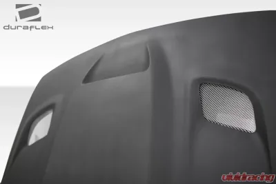 2008-2023 Dodge Challenger Duraflex Hellcat Look Hood - 1 Piece - 112342