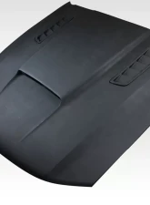 2010-2012 Ford Mustang Duraflex CVX Version 3 Hood - 3 Piece                                     - 112352 - Image 7