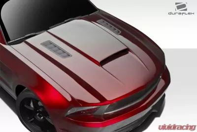 2010-2012 Ford Mustang Duraflex CVX Version 3 Hood - 3 Piece - 112352