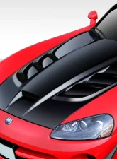 2003-2009 Dodge Viper Duraflex ACR Look Hood - 1 Piece                                     - 112360 - Image 2