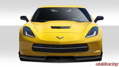 2014-2019 Chevrolet Corvette C7 Duraflex GT Concept Front Lip Under Air Dam Spoiler - 1 Piece - 112361