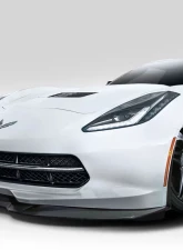 2014-2019 Chevrolet Corvette C7 Duraflex Apex Front Splitter - 3 Piece                                     - 112367 - Image 2