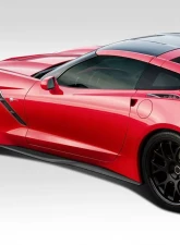 2014-2019 Chevrolet Corvette C7 Duraflex Thunderbolt Side Splitters - 2 Piece                                     - 112368 - Image 5