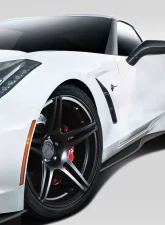 2014-2019 Chevrolet Corvette C7 Duraflex Thunderbolt Side Splitters - 2 Piece                                     - 112368 - Image 2