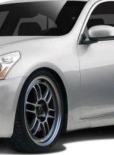 2007-2009 Infiniti G Sedan Couture Urethane Vortex Side Add Ons Spat Extensions - 2 Piece (S)                                     - 112382 - Image 2