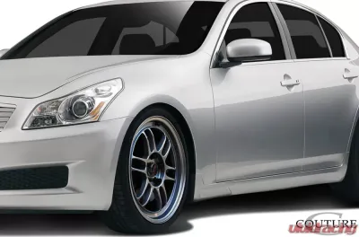 2007-2009 Infiniti G Sedan Couture Urethane Vortex Side Add Ons Spat Extensions - 2 Piece (S) - 112382