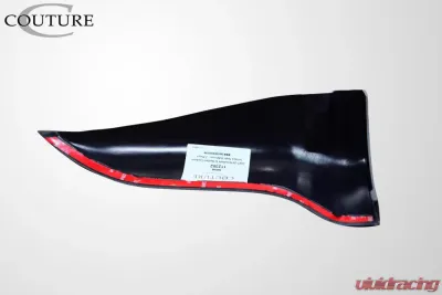 2007-2009 Infiniti G Sedan Couture Urethane Vortex Side Add Ons Spat Extensions - 2 Piece (S) - 112382