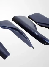 2010-2014 Honda Insight Couture Urethane Vortex Side Add Ons Spat Extensions - 4 Piece (S)                                     - 112385 - Image 7