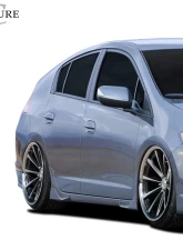2010-2014 Honda Insight Couture Urethane Vortex Side Add Ons Spat Extensions - 4 Piece (S)                                     - 112385 - Image 2