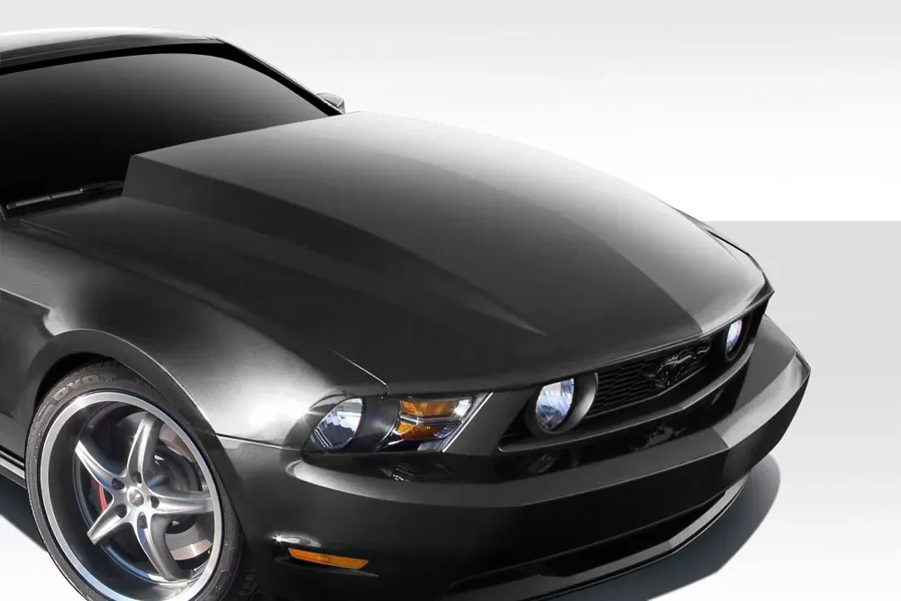 2010-2012 Ford Mustang Duraflex 4" Cowl Hood - 1 Piece - 112401