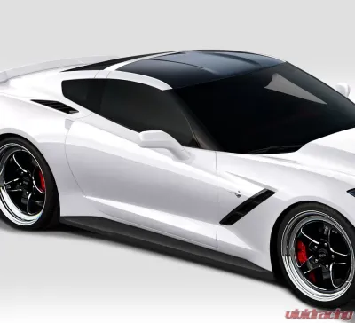 2014-2019 Chevrolet Corvette C7 Duraflex Gran Veloce Side Skirts- 2 Piece - 112425