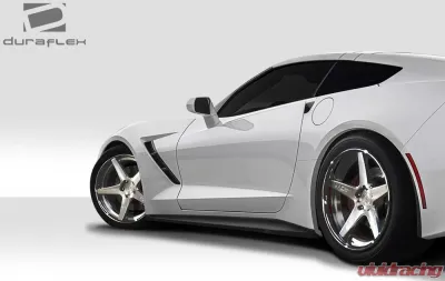 2014-2019 Chevrolet Corvette C7 Duraflex Gran Veloce Side Skirts- 2 Piece - 112425
