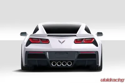 2014-2019 Chevrolet Corvette C7 Duraflex Gran Veloce Rear Diffuser- 1 Piece - 112426