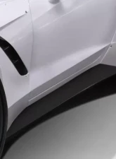 2014-2019 Chevrolet Corvette C7 Duraflex Gran Veloce Wide Body Side Skirts- 2 Piece                                     - 112430 - Image 2